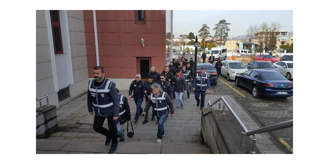 Düzce’de terör örgütü sempatizanları, adliyede