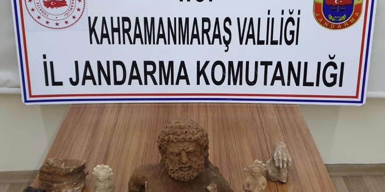Kahramanmaraş’ta tarihi eser kaçakçılığı operasyonu: 3 gözaltı