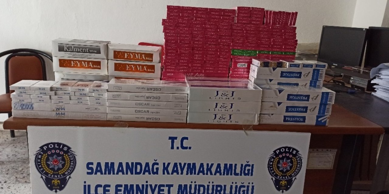 Samandağ’da 660 paket kaçak sigara ele geçirildi
