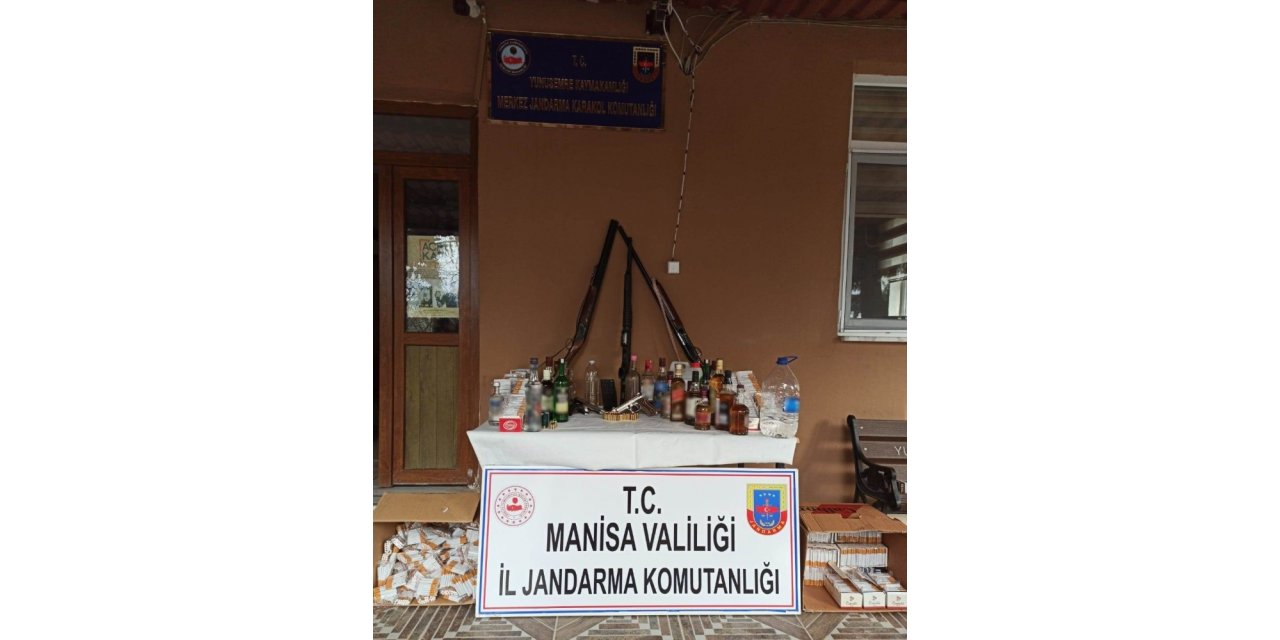 Jandarmadan işletmelere kaçak içki ve sigara operasyonu