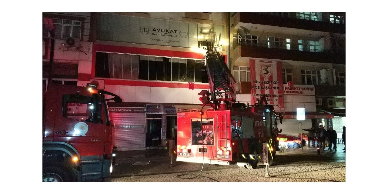 Samsun’da lokanta yangını korkuttu
