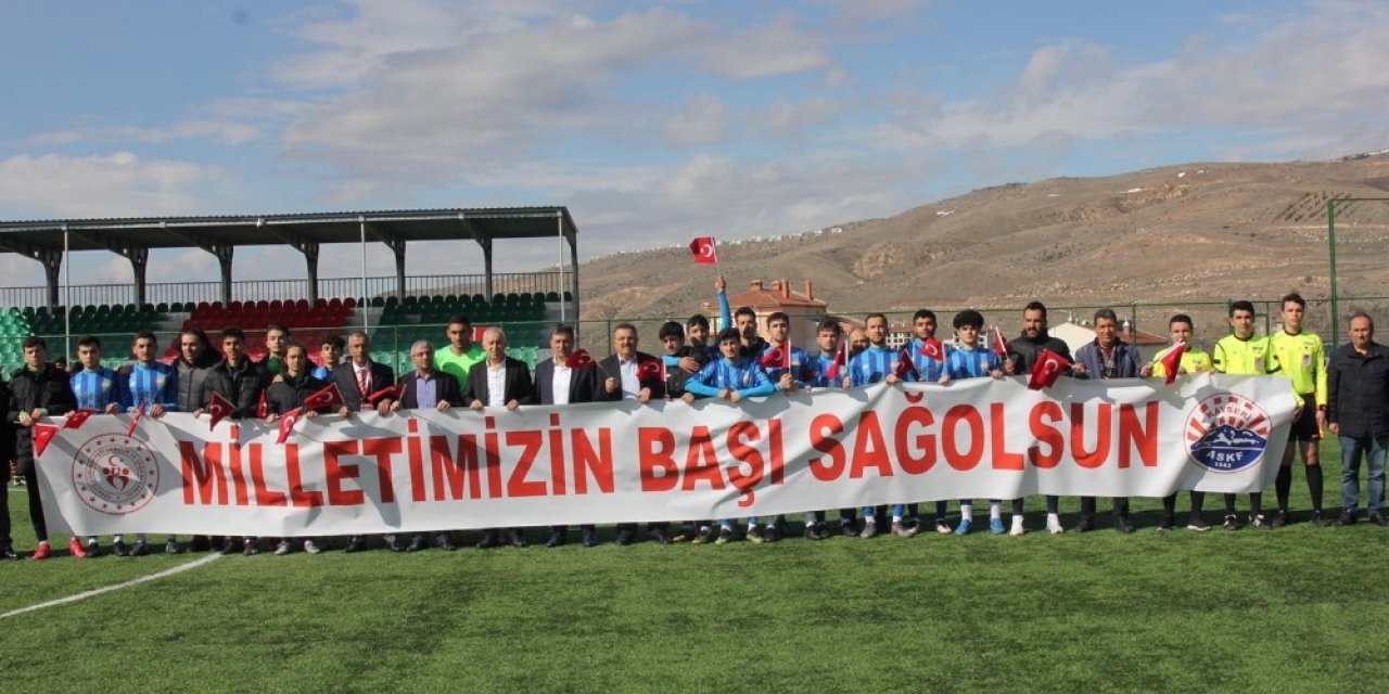 Kayseri’de amatör maçta hain saldırı kınandı
