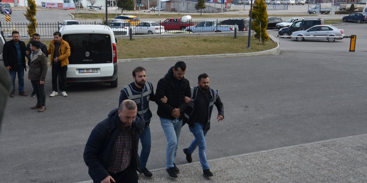 Karaman'da kendilerini polis olarak tanıtan 4 zanlı tutuklandı