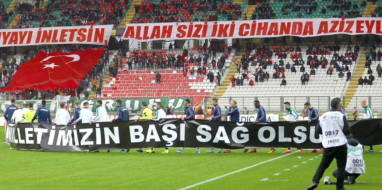 İdlib şehitleri, Konyaspor-Kasımpaşa maçında unutulmadı