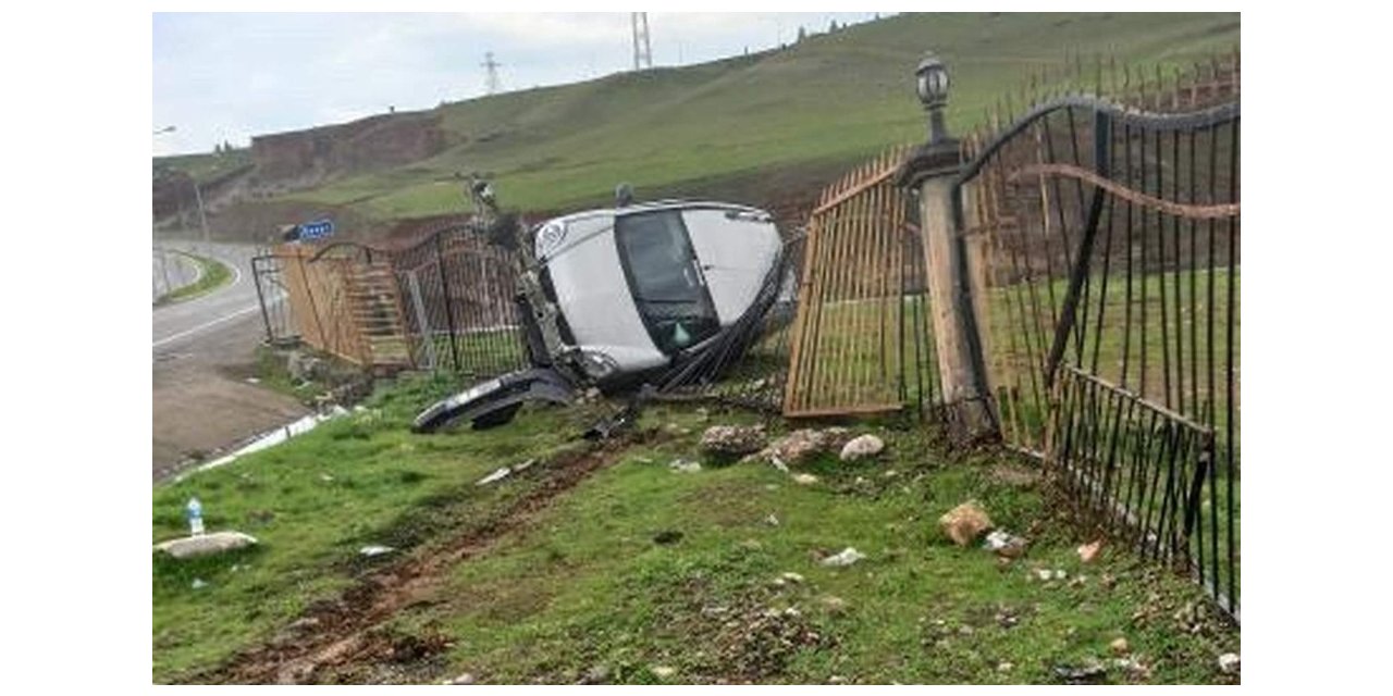 Siirt’te otomobil devrildi: 1 yaralı