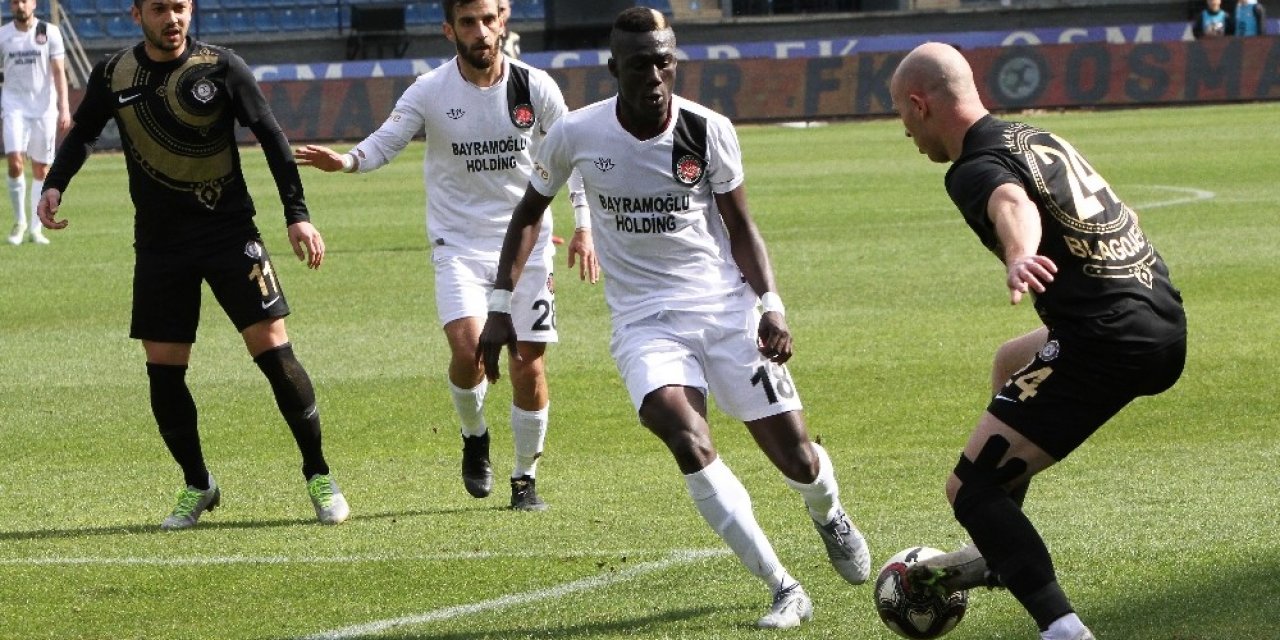TFF 1. Lig: Osmanlıspor: 1 - Fatih Karagümrük:1