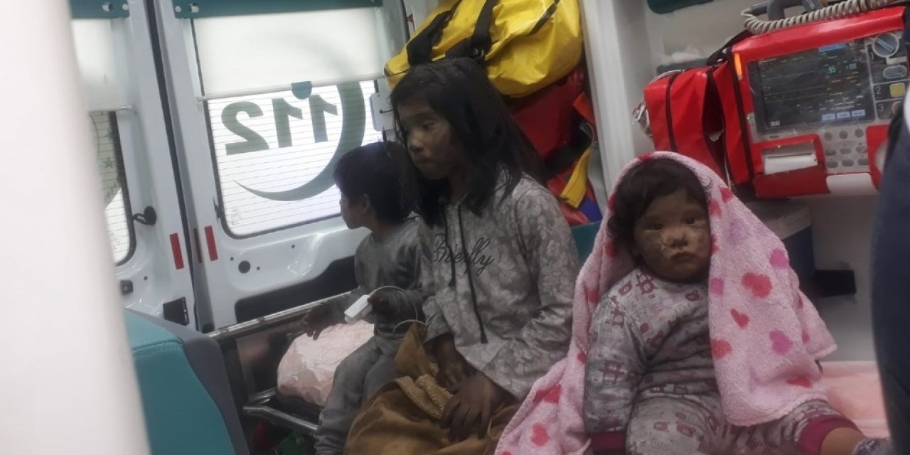 Yanmaktan son anda kurtarıldılar