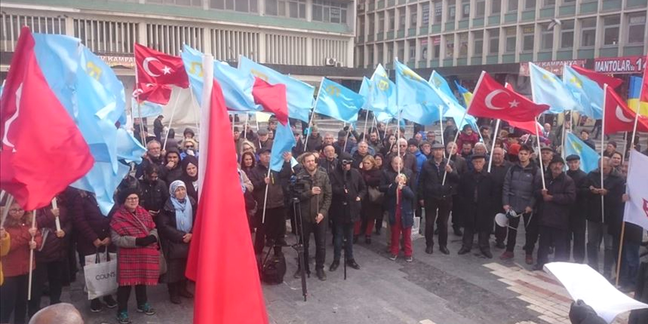 Rusya'nın Kırım'ı işgali protesto edildi
