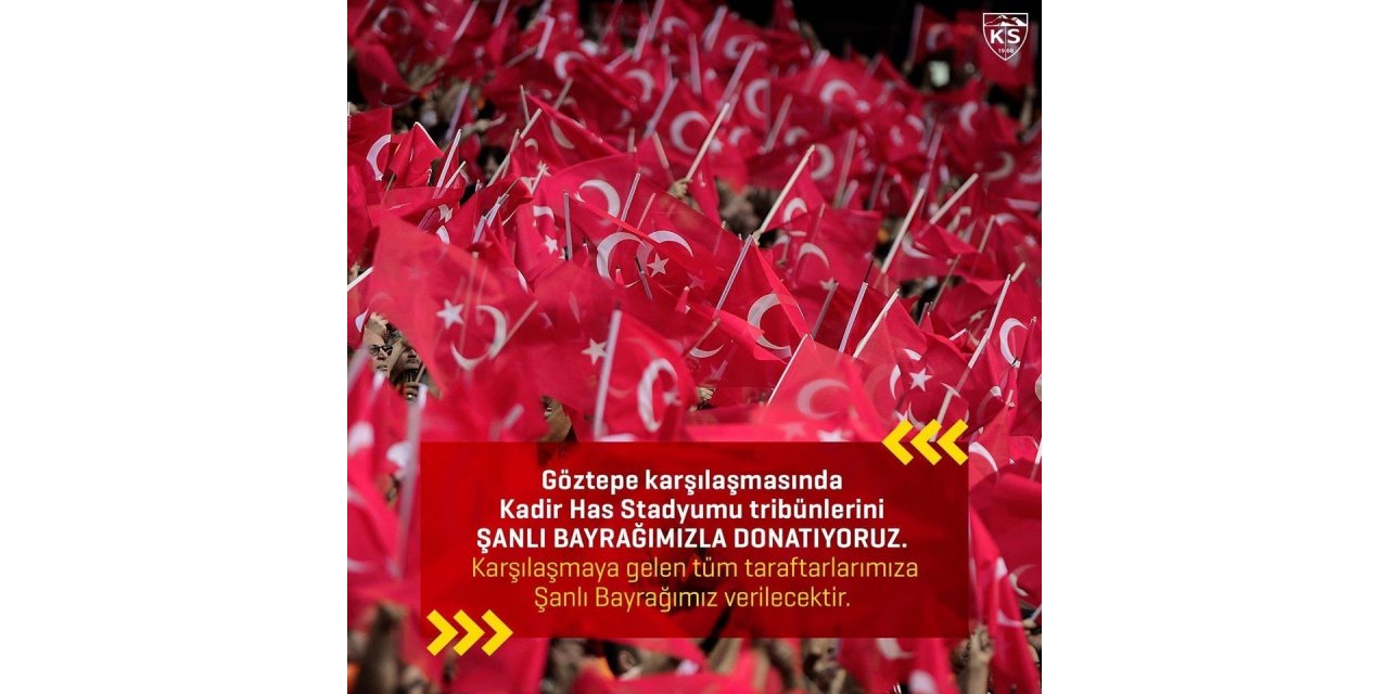 Kadir Has’ta Türk bayrağı dağıtılacak