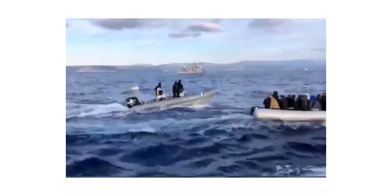 Yunanlıların ölüme terk ettiği göçmenleri sahil güvenlik kurtardı