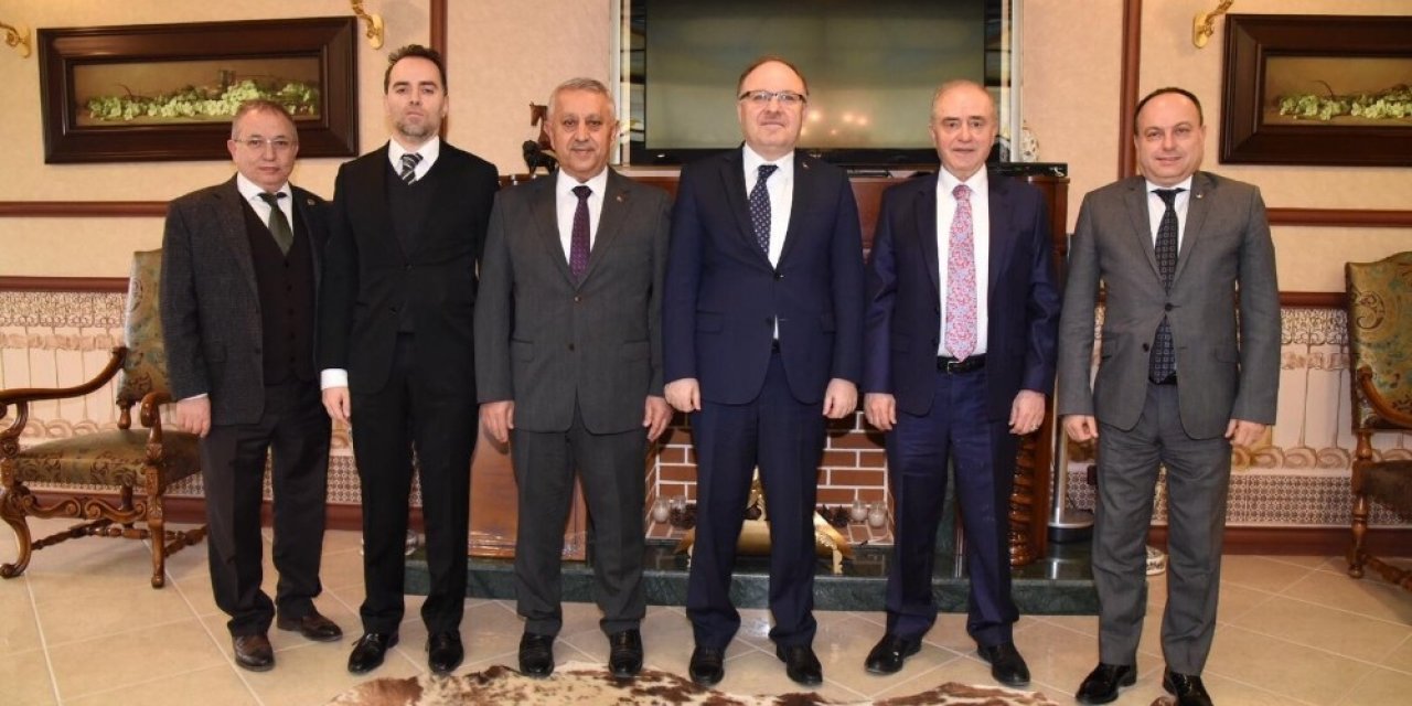 Afyonkarahisar protokolünden İsmet Güral’a ziyaret