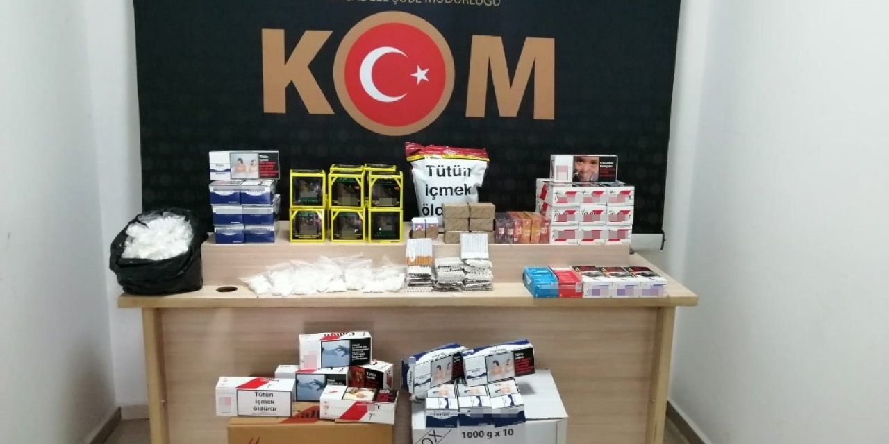 Denizli’de kaçak tütün ve alkol operasyonları