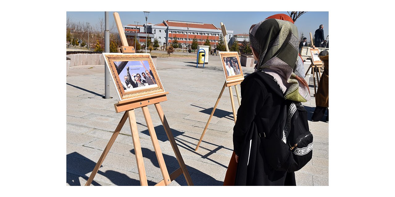 KMÜ'de Necmettin Erbakan fotoğraf sergisi