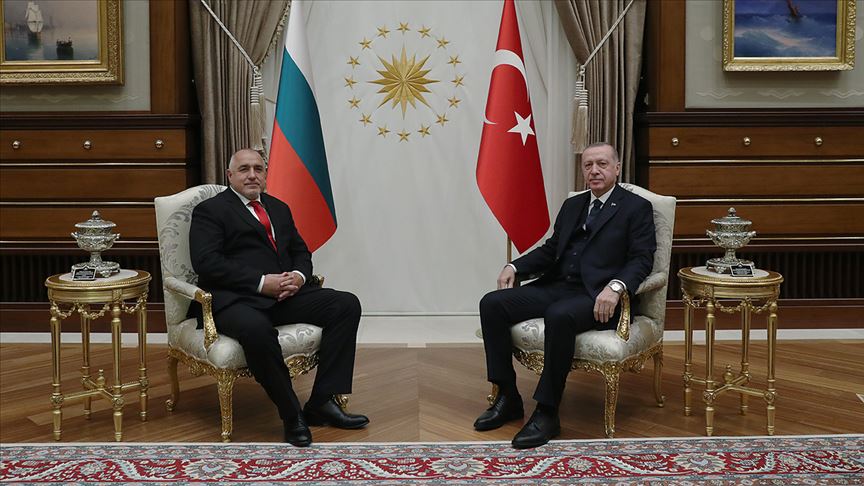 Cumhurbaşkanı Erdoğan, Bulgaristan Başbakanı Boyko Borisov'u kabul etti