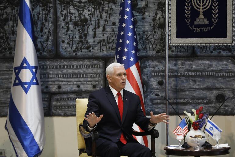 ABD Başkan Yardımcısı Mike Pence, ABD'nin İsrail politikasını övdü