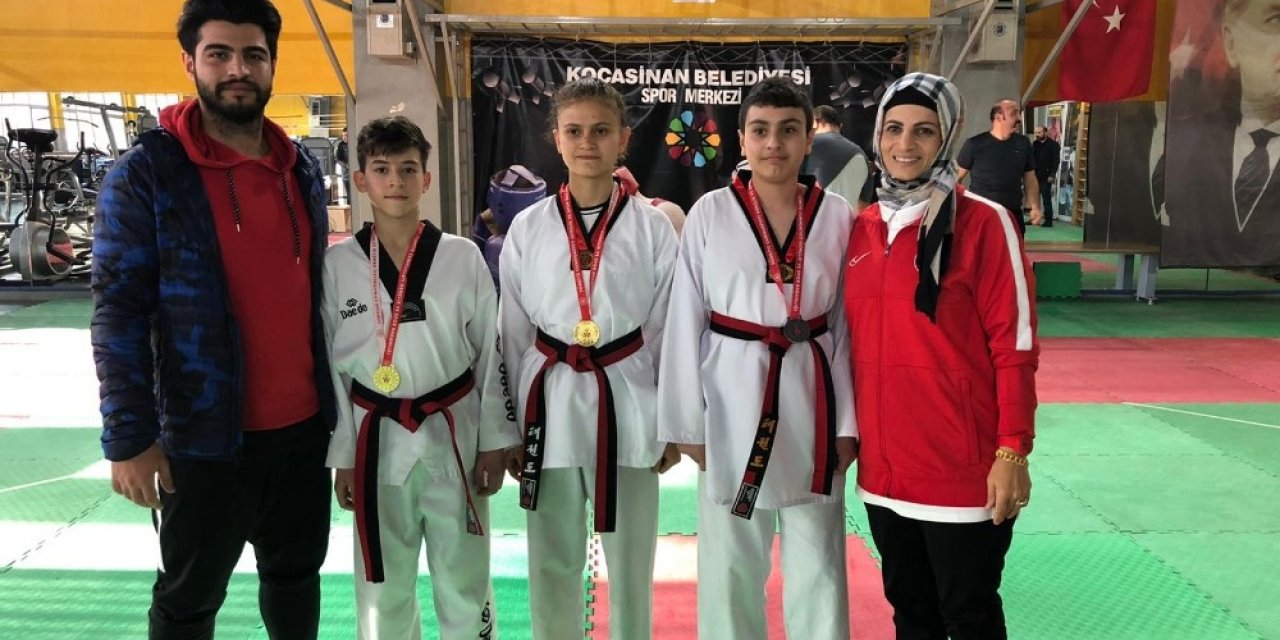 Melikgazi Taekwondosunun yıldızı parlıyor