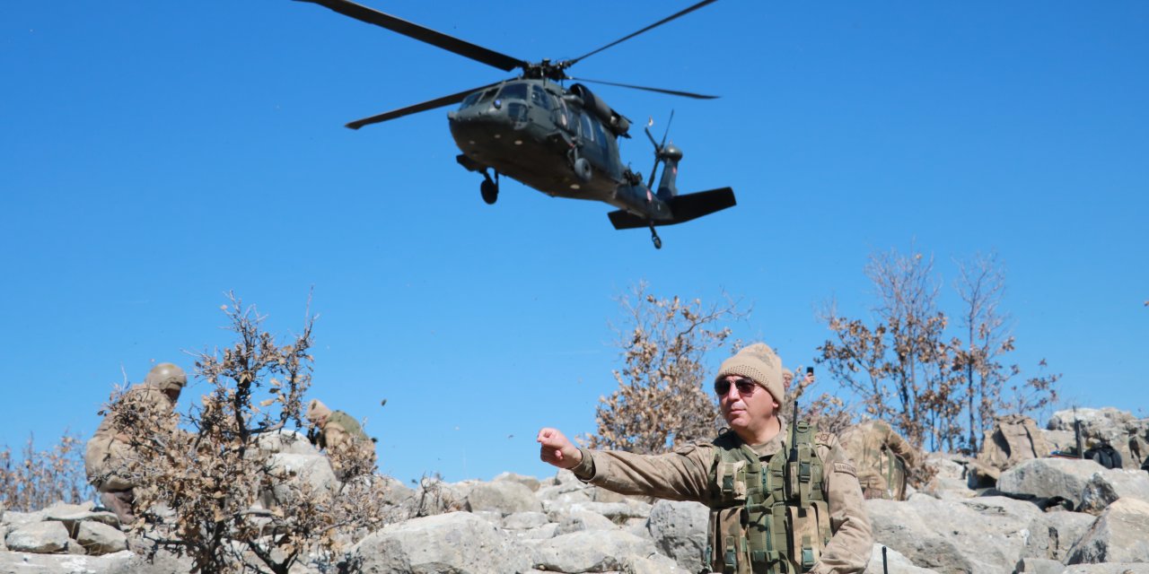 Siirt-Şırnak ara hattı "Kapan-7 Karadağ Operasyonu" ile didik didik aranıyor