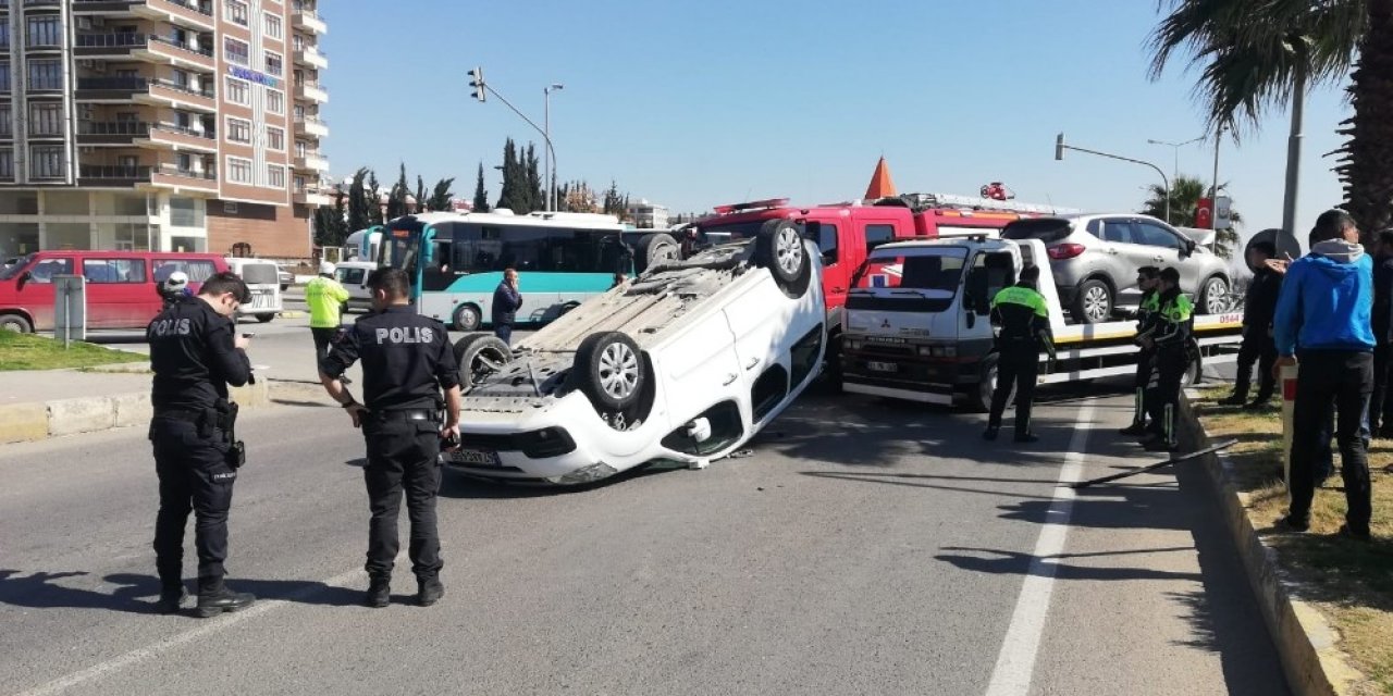 Şanlıurfa’da otomobiller çarpıştı: 2 yaralı