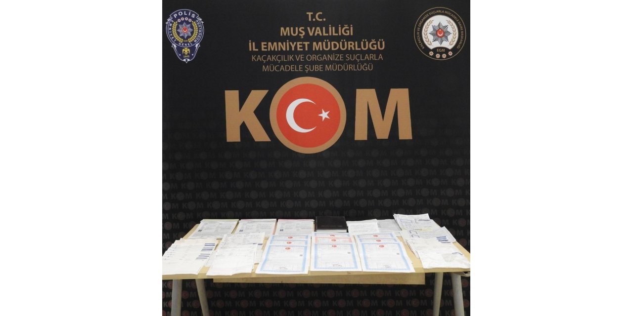 Muş’ta tefeci operasyonu: 7 gözaltı