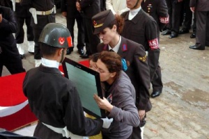 Kardelen şehidini böyle uğurladı