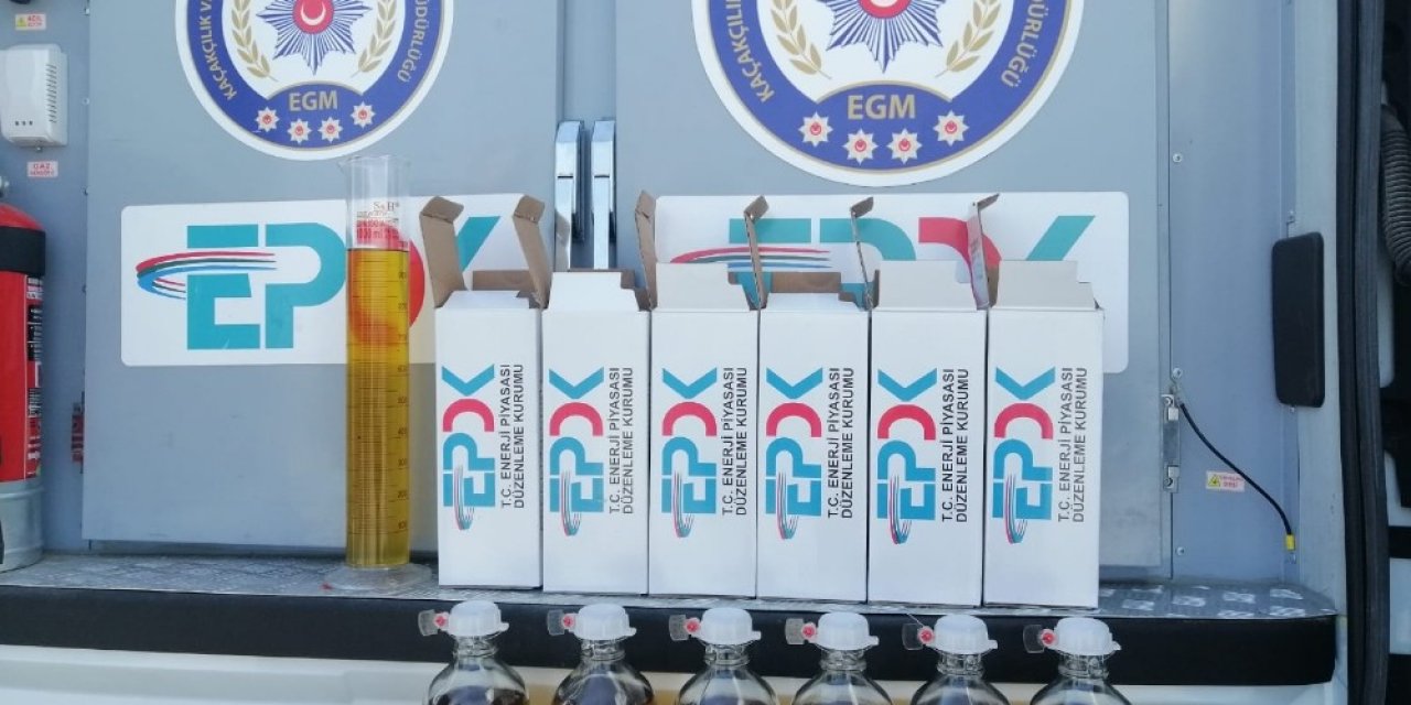 Konya’da 28 bin 300 litre kaçak akaryakıt ele geçirildi