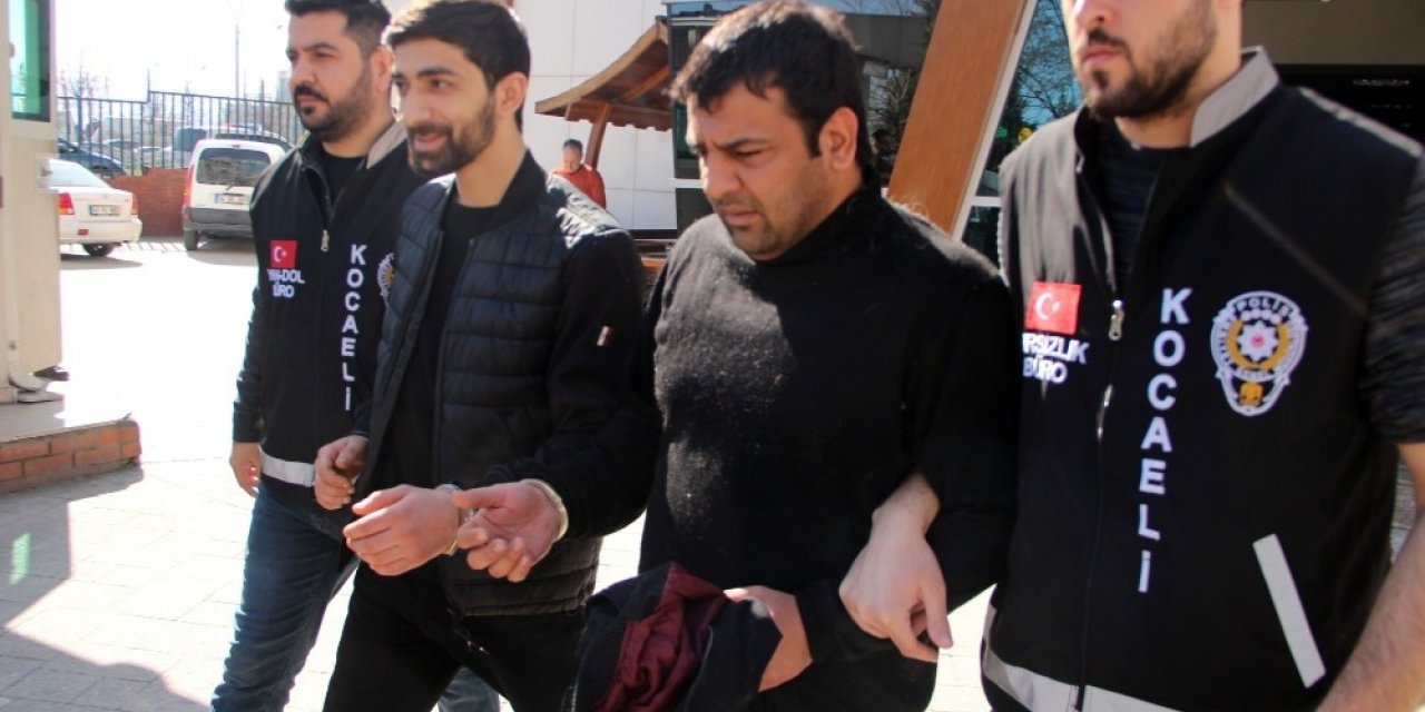 Kocaeli’de 9 iş yerini soyan 6 yabancı hırsız tutuklandı