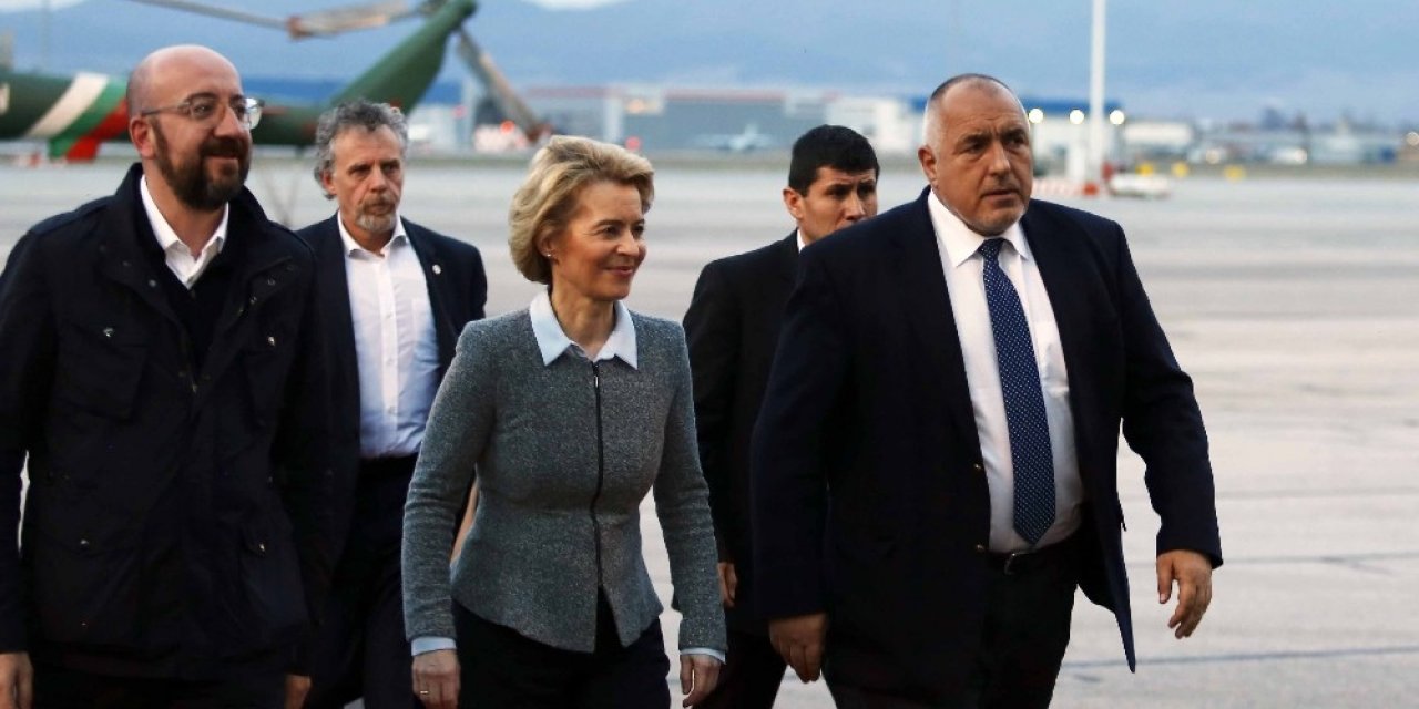 AB liderleri, Bulgaristan Başbakanı Borisov ile Türkiye sınırını havadan inceledi