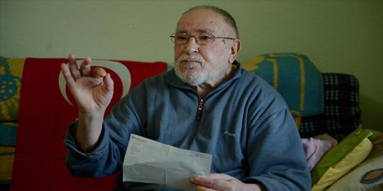 Rahim Dede "kefen parasını" Mehmetçik Vakfına bağışladı