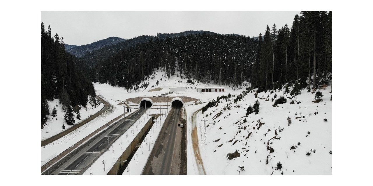 130 yıllık hayalin gerçekleşmesiyle kış aylarında geçilemeyen Ilgaz Dağı, artık tünelle aşılıyor