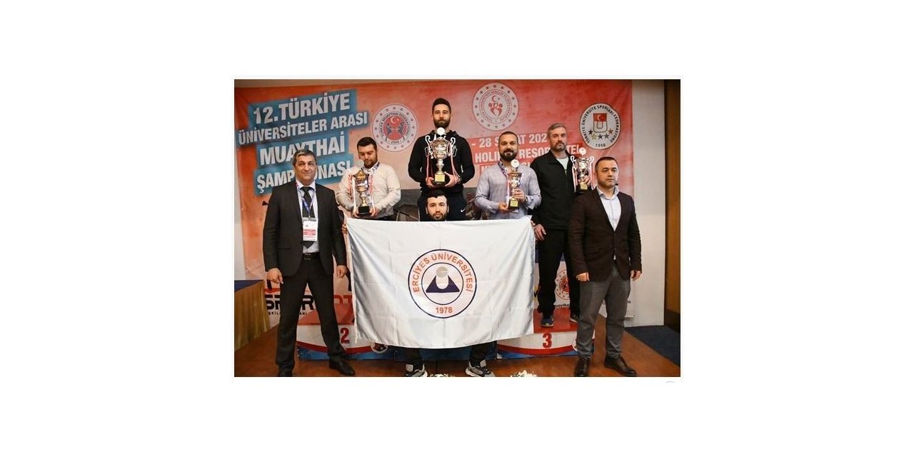 Erciyes Üniversitesi, Muaythai’de Türkiye Şampiyonu oldu