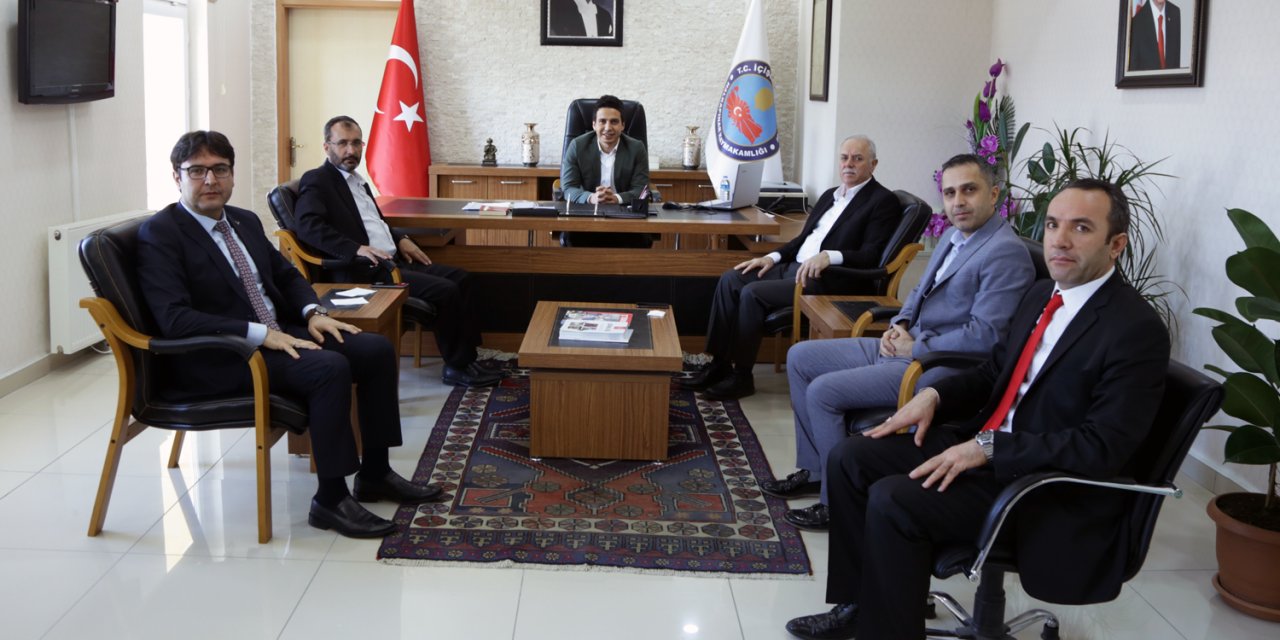 Memur-Sen İl Başkanı Karlıer'den Halkapınar Kaymakamı Kıraç'a ziyaret