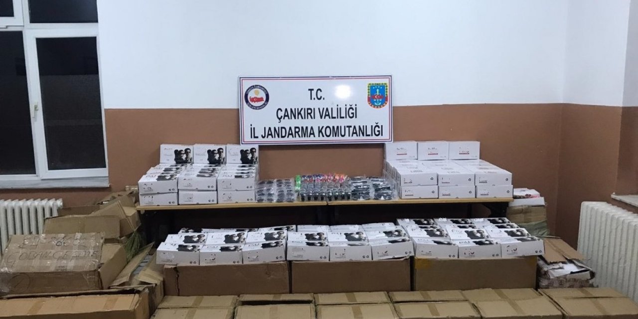 Çankırı’da 700 bin liralık gümrük kaçağı malzeme
