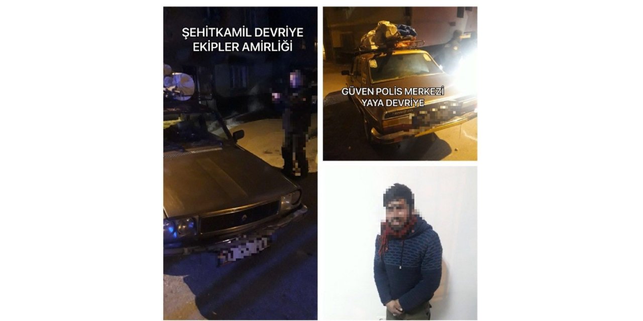 Oto hırsızlık şüphelisi suçüstü yakalandı