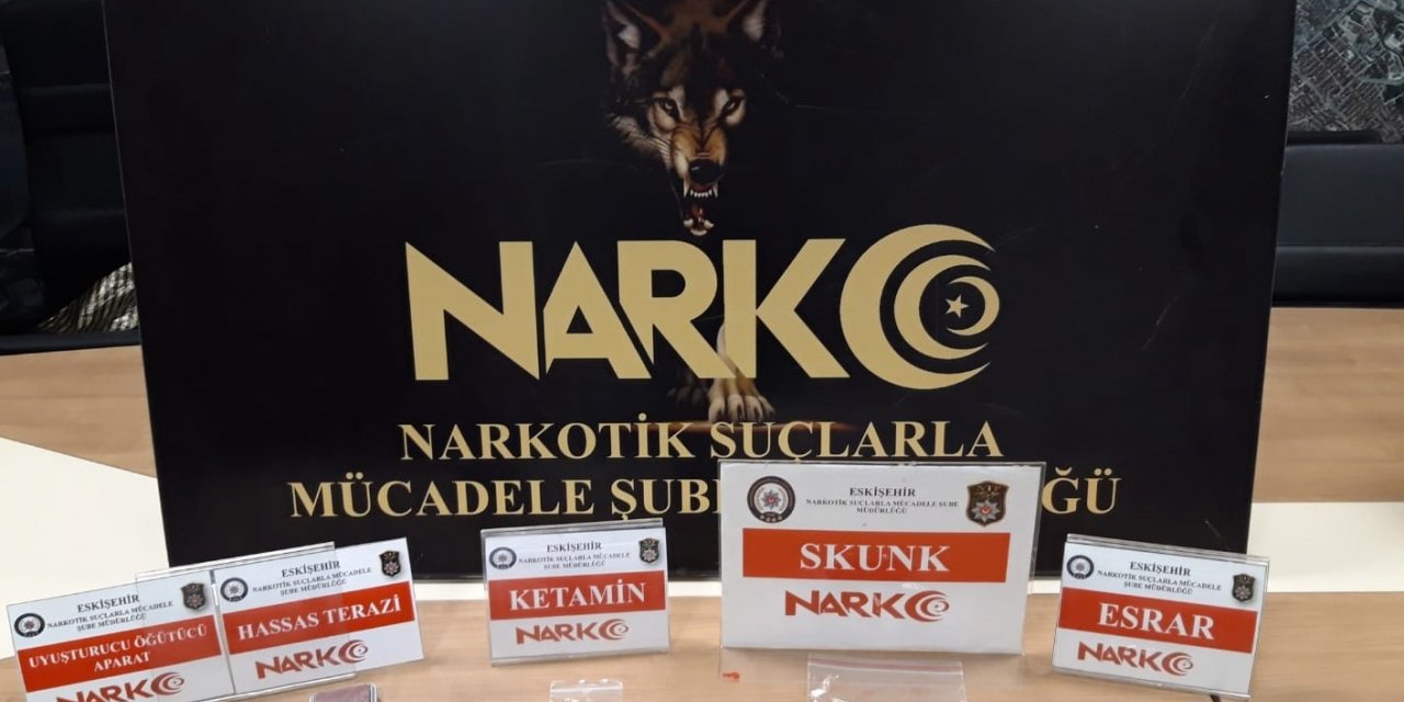 Eskişehir'de uyuşturucu operasyonu: 8 gözaltı