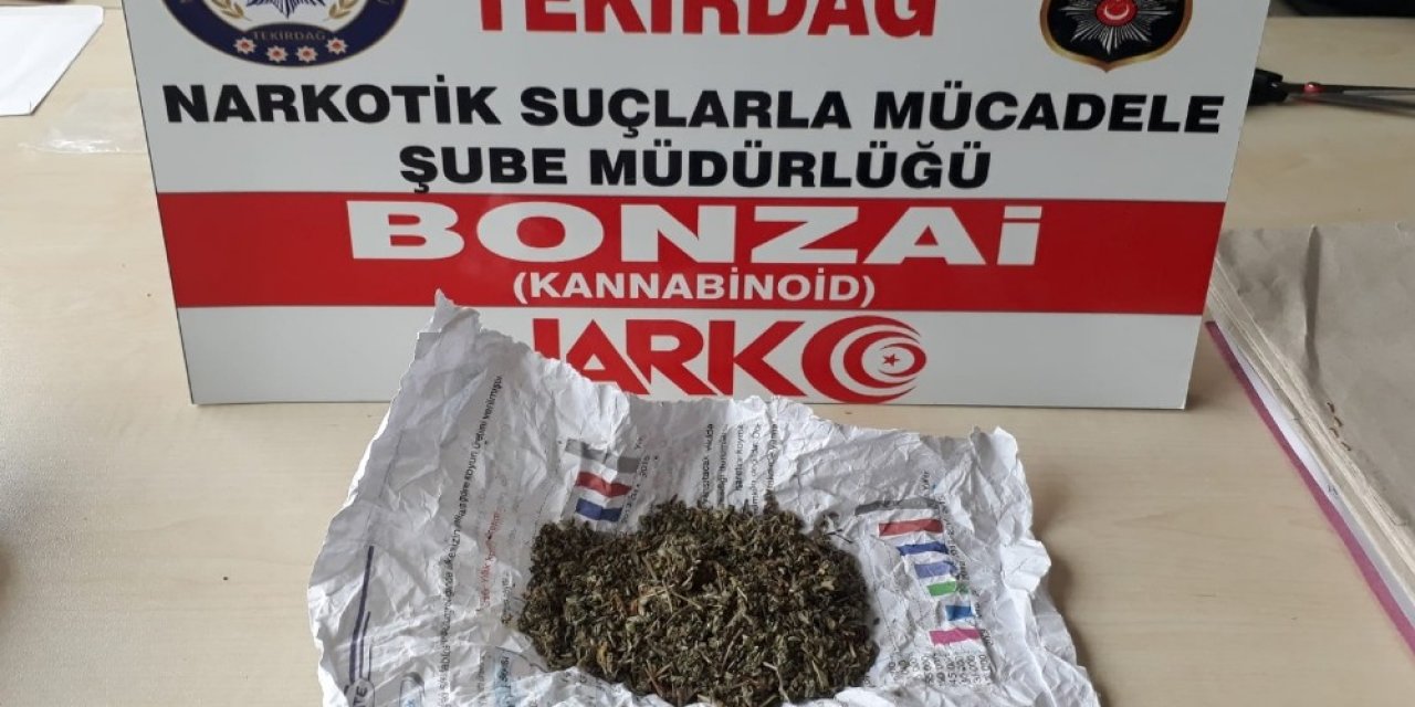 Tekirdağ’da uyuşturucu operasyonu
