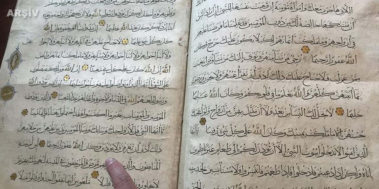 400 yıllık Kur’an-ı Kerim ele geçirildi