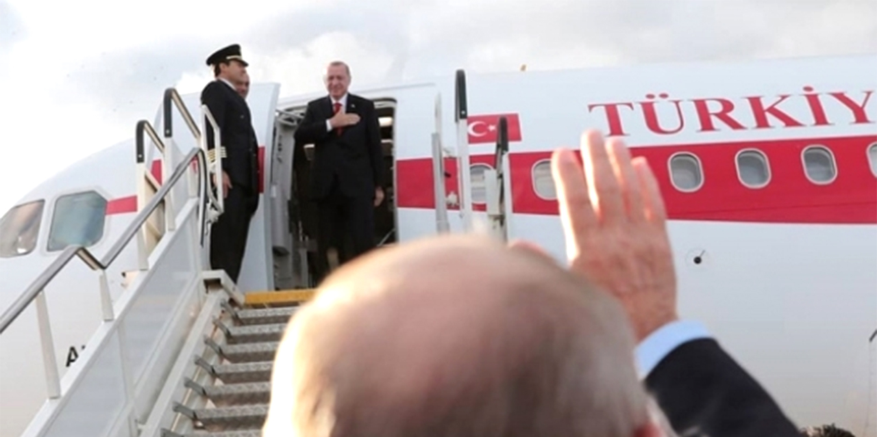 Cumhurbaşkanı Erdoğan, Rusya'dan ayrıldı