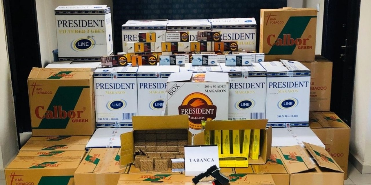 Karaman’da sigara kaçakçılığı operasyonu