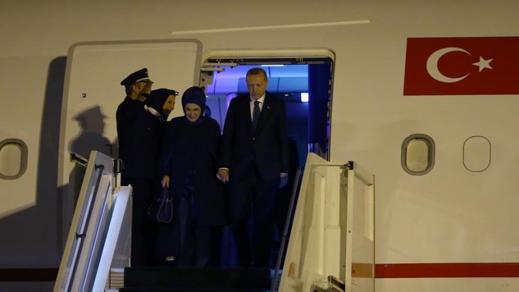 Cumhurbaşkanı Erdoğan Türkiye'ye döndü