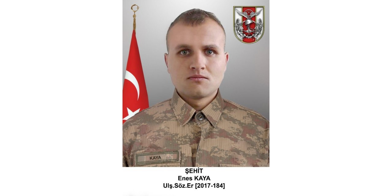 Bahar Kalkanı Harekatı’nda 1 asker şehit oldu
