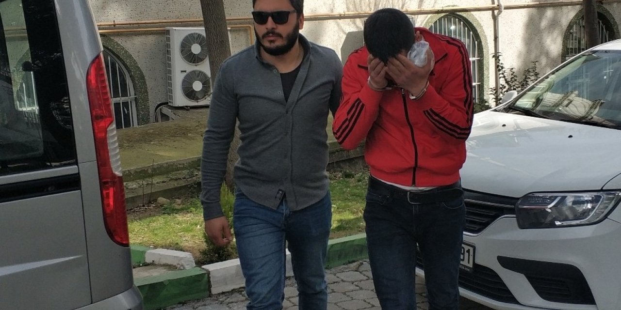 Bir kadının cep telefonunu gasp eden şahıs tutuklandı
