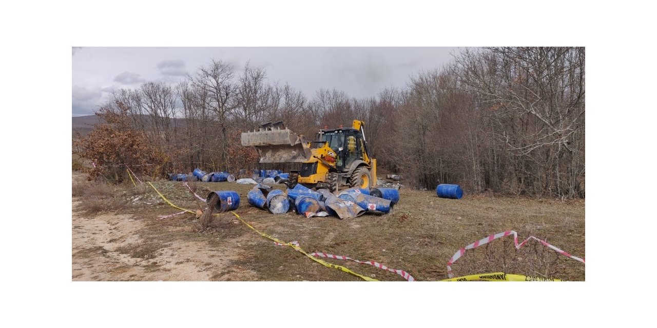 Kırklareli’de kimyasal varil olayında 2 kişi yakalandı