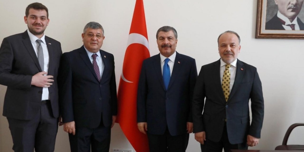 Aydınlı vekillerden Bakan Koca’ya ziyaret