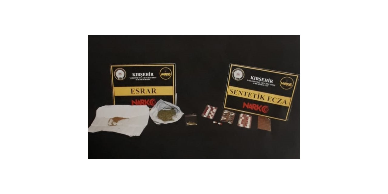Kırşehir'de uyuşturucu satıcısı tutuklandı