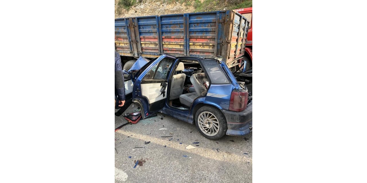 Hatay’da trafik kazası: 1 ölü, 1 yaralı
