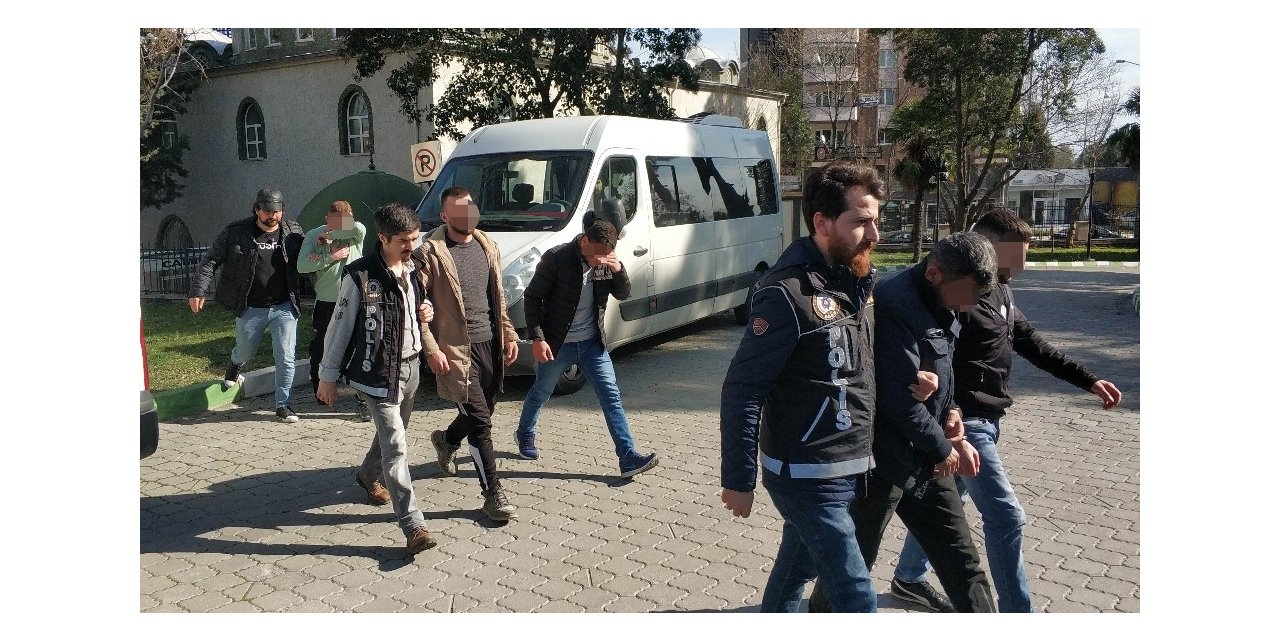 Samsun’da uyuşturucu suçundan aranan 8 kişi gözaltına alındı