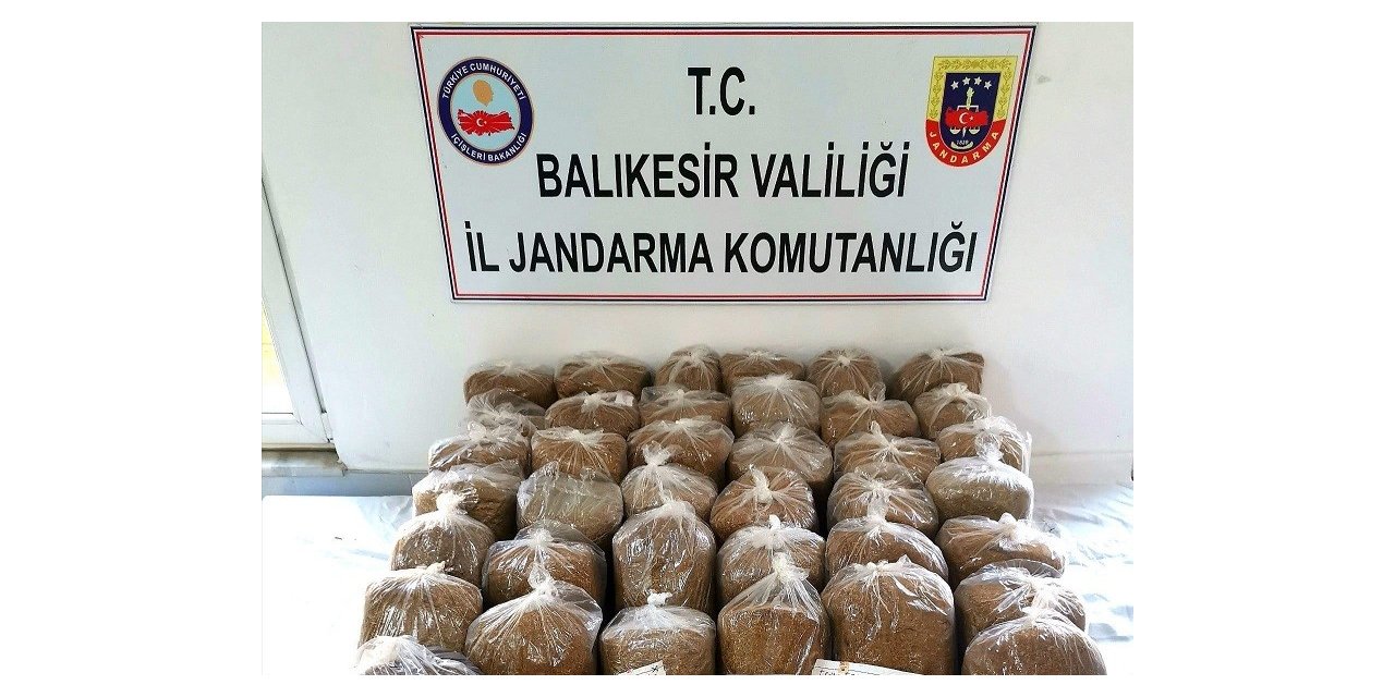 Bigadiç’te kaçak tütün operasyonu