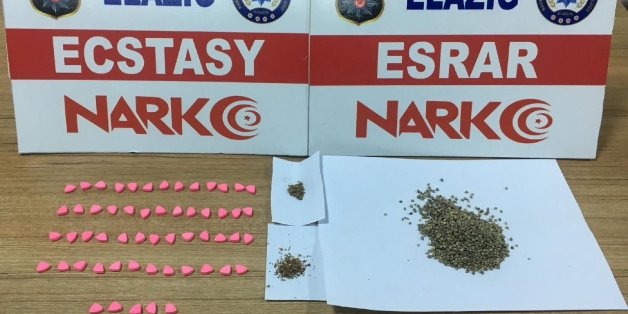 Elazığ’da uyuşturucu taciri suç üstü yakalanıp, tutuklandı