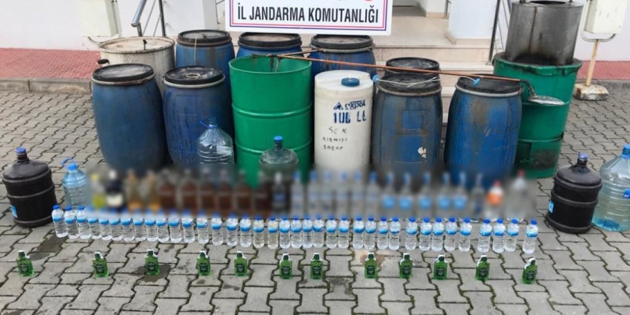 Bursa’da jandarmadan kaçak içki operasyonu