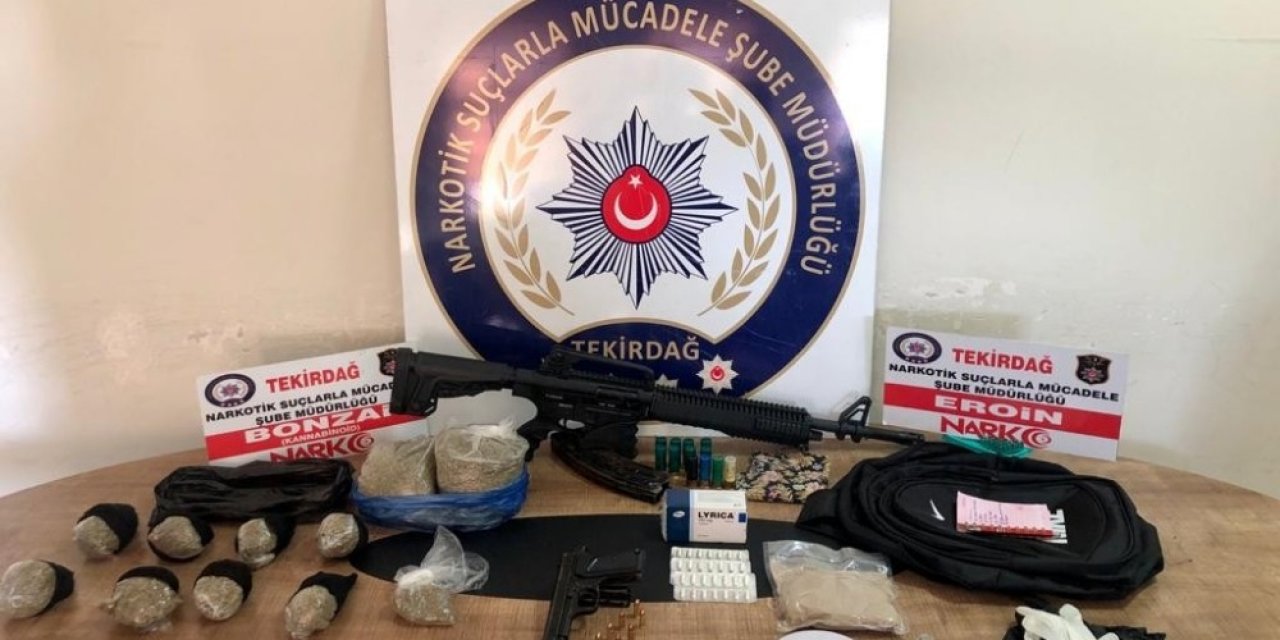 Tekirdağ’da uyuşturucu operasyonu: 13 gözaltı